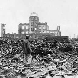 (National Archives Identifier 22345671) The United States bombings of the Japanese cities of Hiroshima and Nagasaki on August 6 and August 9, 1945, were the first instances of atomic bombs used against humans, killing tens of thousands of people, obliterating the cities, and contributing to the end of World War II. . Hiroshima photobomb